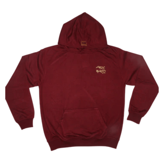 BURGUNDY AM SWEATSUIT / SHORT SET