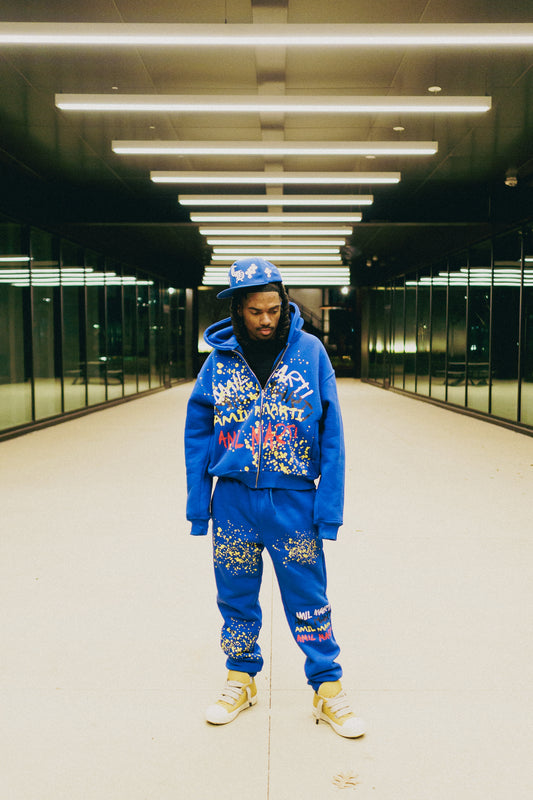 AM Paint Splatter Sweatsuit