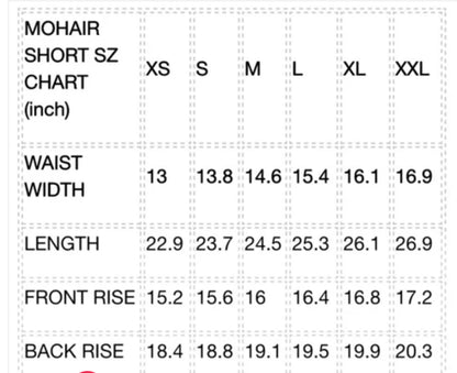 VOID AM MOHAIR SHORTS