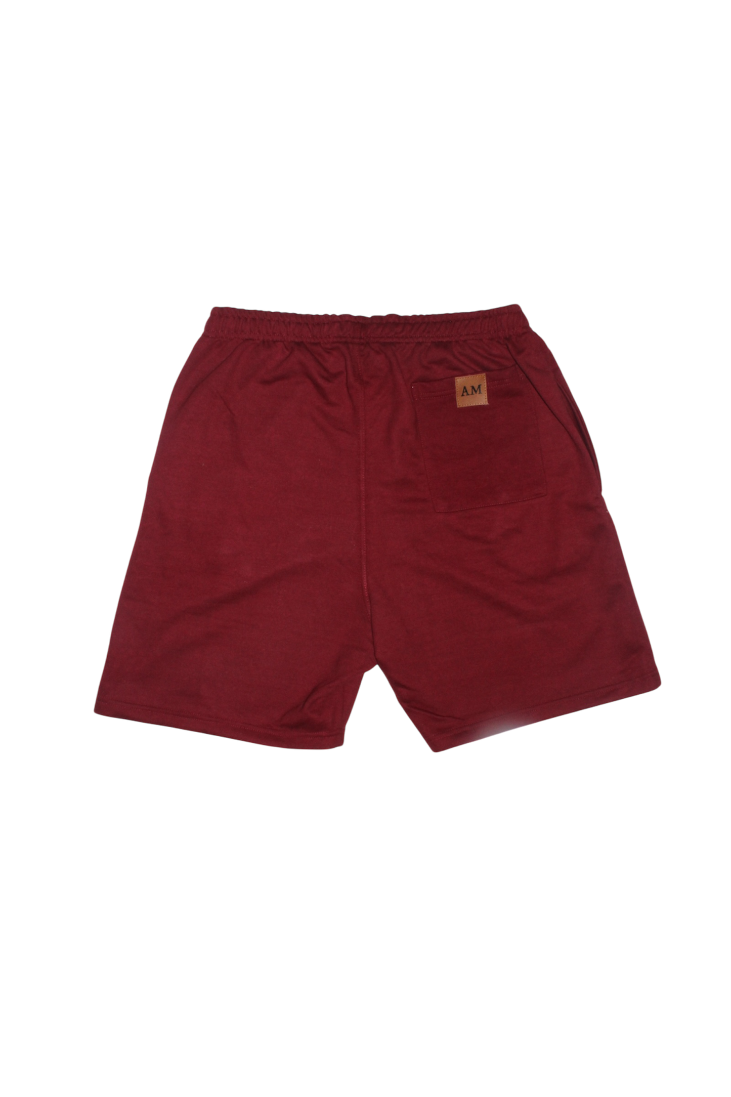 BURGUNDY AM SWEATSUIT / SHORT SET