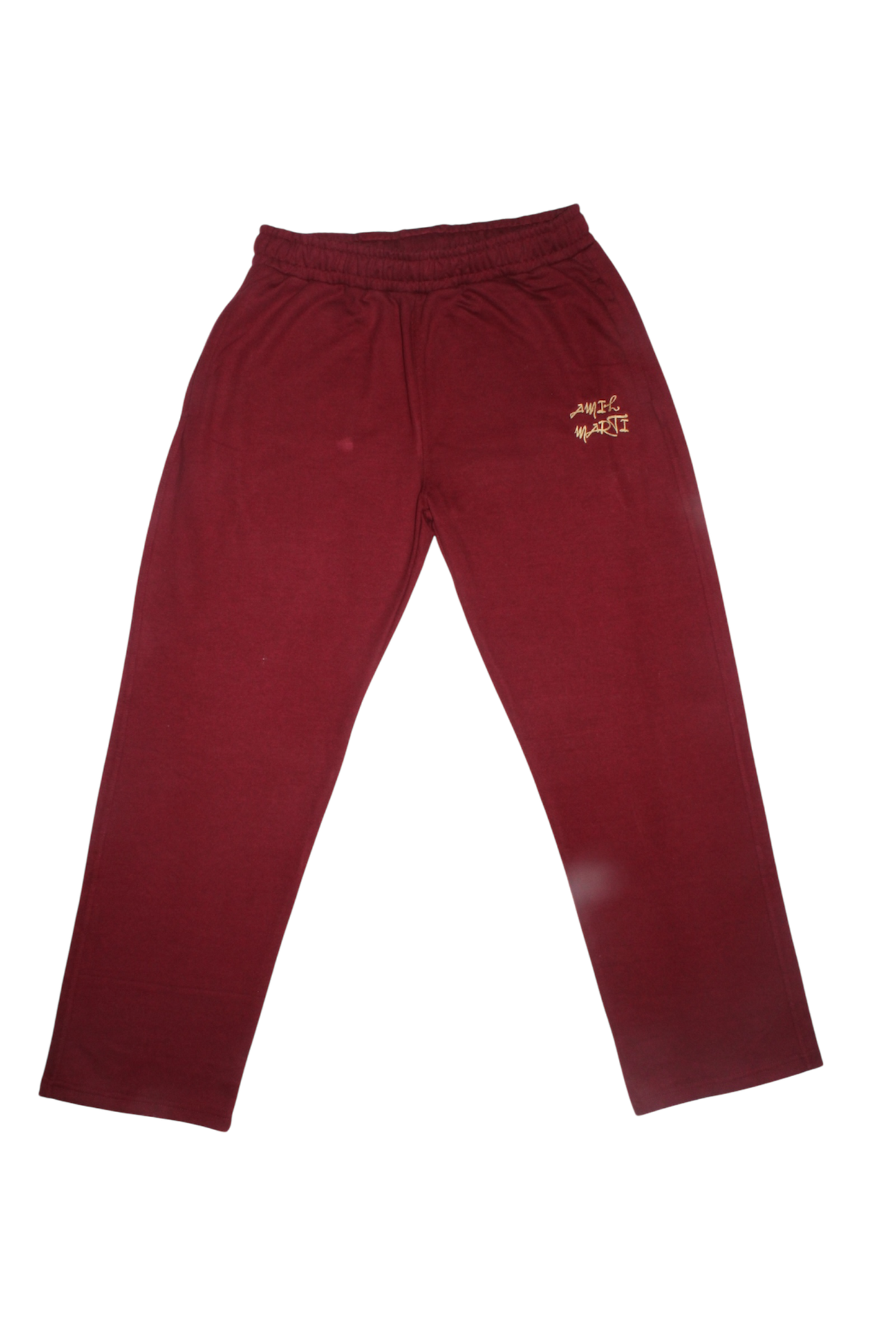 BURGUNDY AM SWEATSUIT / SHORT SET