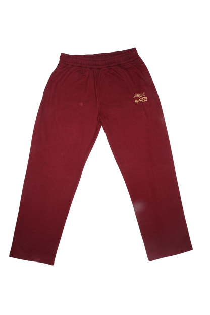 BURGUNDY AM SWEATSUIT / SHORT SET